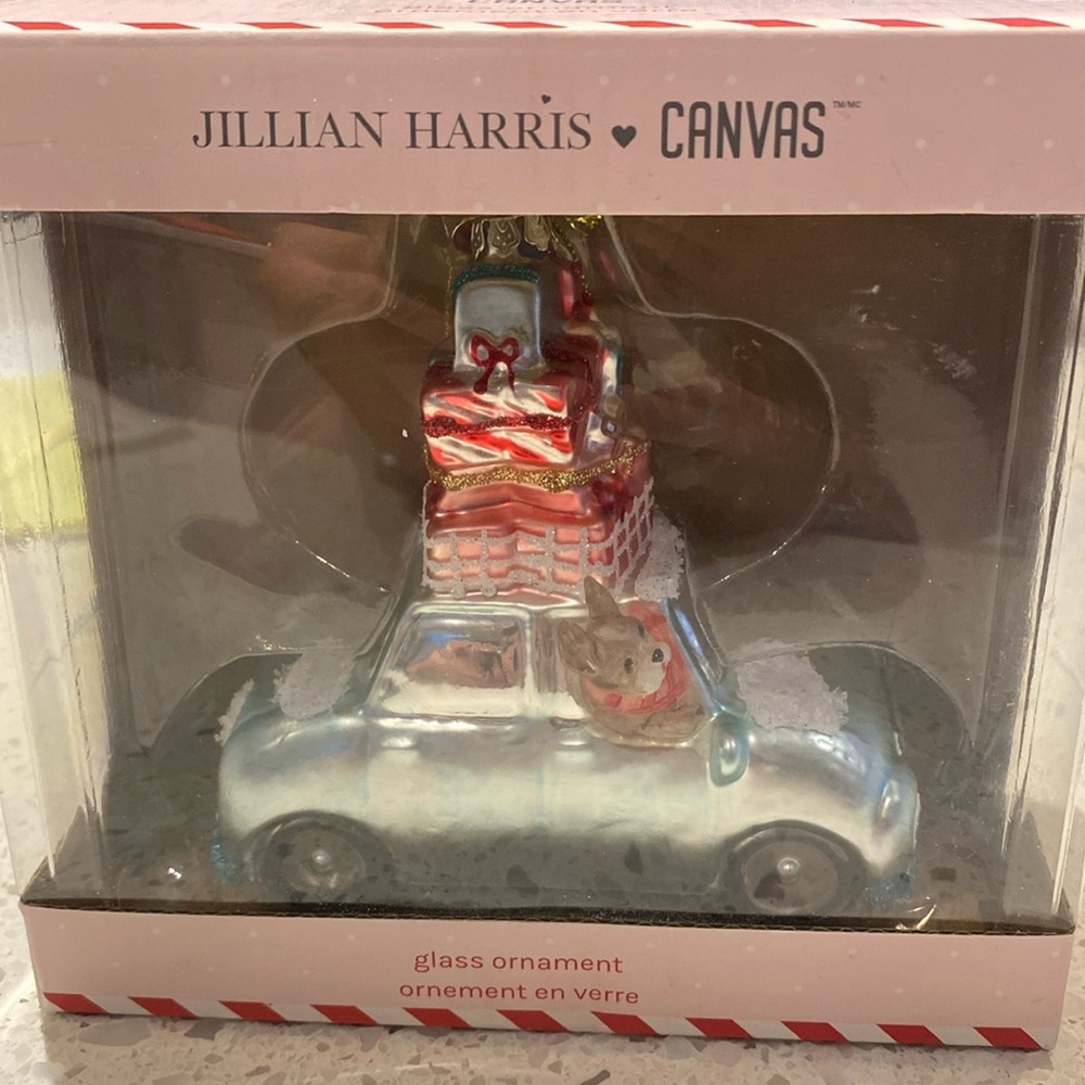 Jillian Harris x Canvas Christmas Glass Ornament